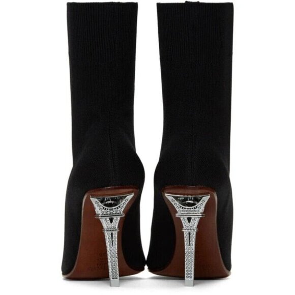 Vetements Eiffel Tower Sock Boots 39 US 8.5 Womens Black ASIS - Picture 13 of 13